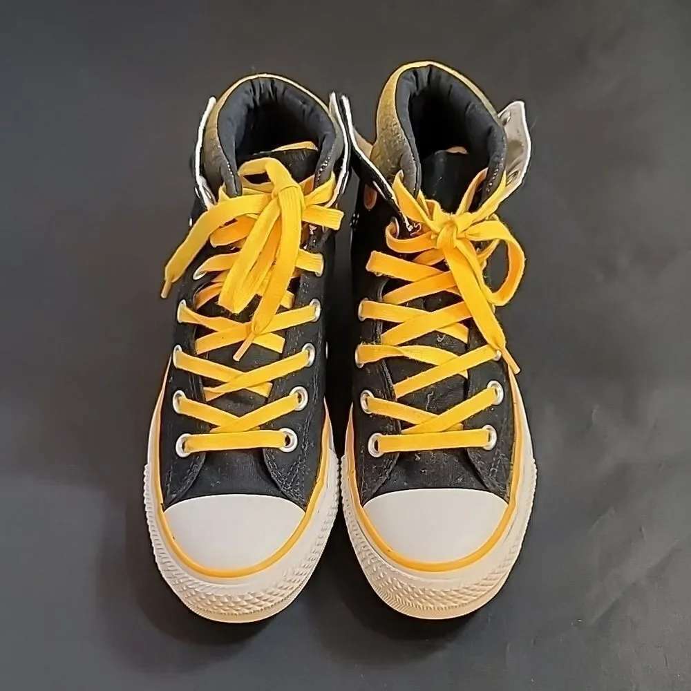 CONVERSE HIGH TOP LACE UP CLOSURE ROUND TOE UNISEX SNEAKER - Picture 4 of 13